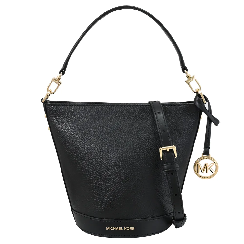 MICHAEL KORS 水桶包 手提包 十字紋防刮真皮 側背包 水桶包 斜背包 M51962 黑色MK 現貨 廠商直送 歷史價格詳細信息