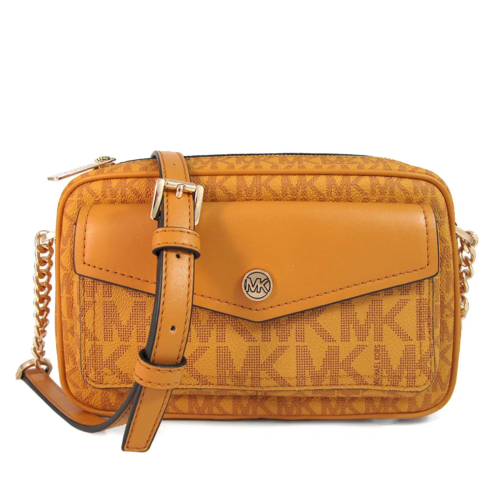 【Michael Kors】JET SET TRAVEL 金標LOGO防刮皮革拉鍊手拿可拆大長夾-黑 歷史價格詳細信息