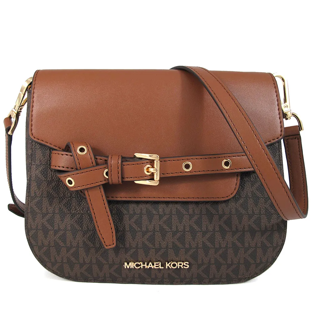 MICHAEL KORS EMILIA 荔枝皮革三層肩背托特包.草綠 歷史價格詳細信息