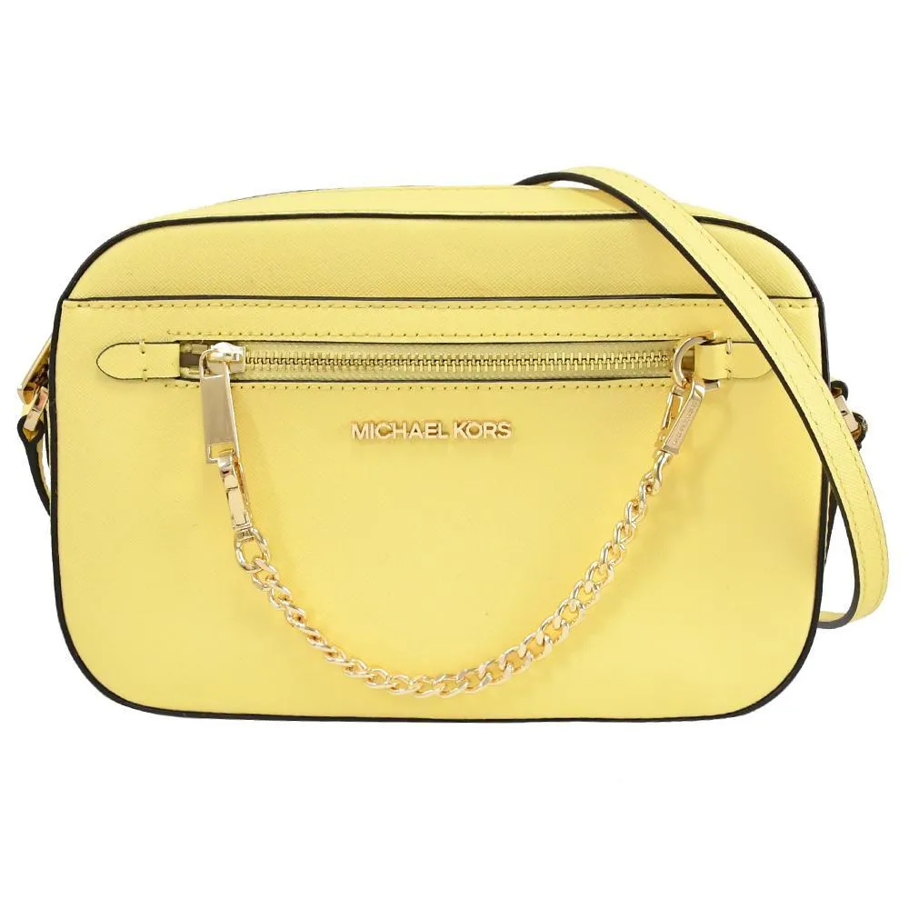 MICHAEL KORS JET SET 經典印花鍊條斜背方包.淺藍 歷史價格詳細信息