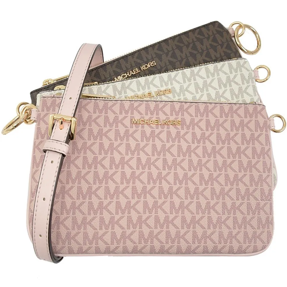 MICHAEL KORS JET SET ITEM 印花肩背托特包.白色 歷史價格詳細信息