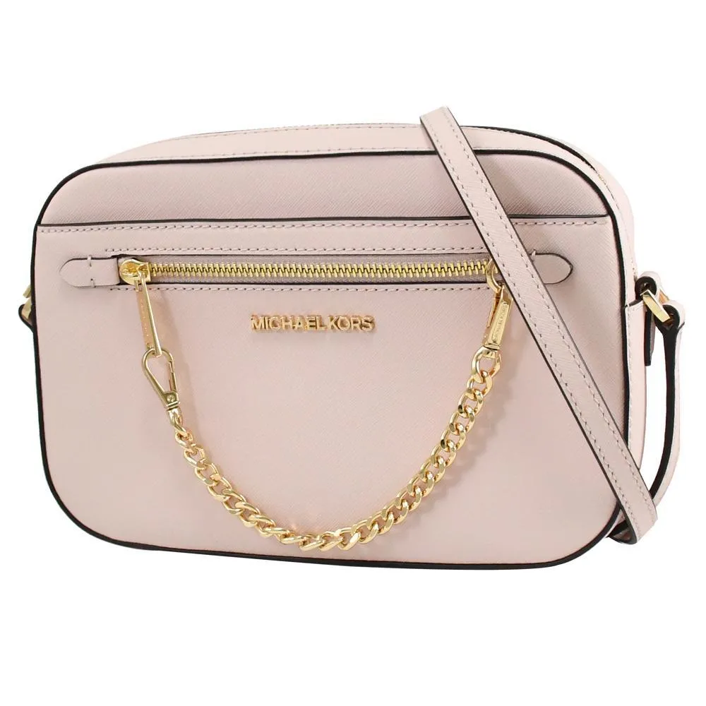 MICHAEL KORS JET SET 經典印花鍊條斜背方包.淺藍 歷史價格詳細信息