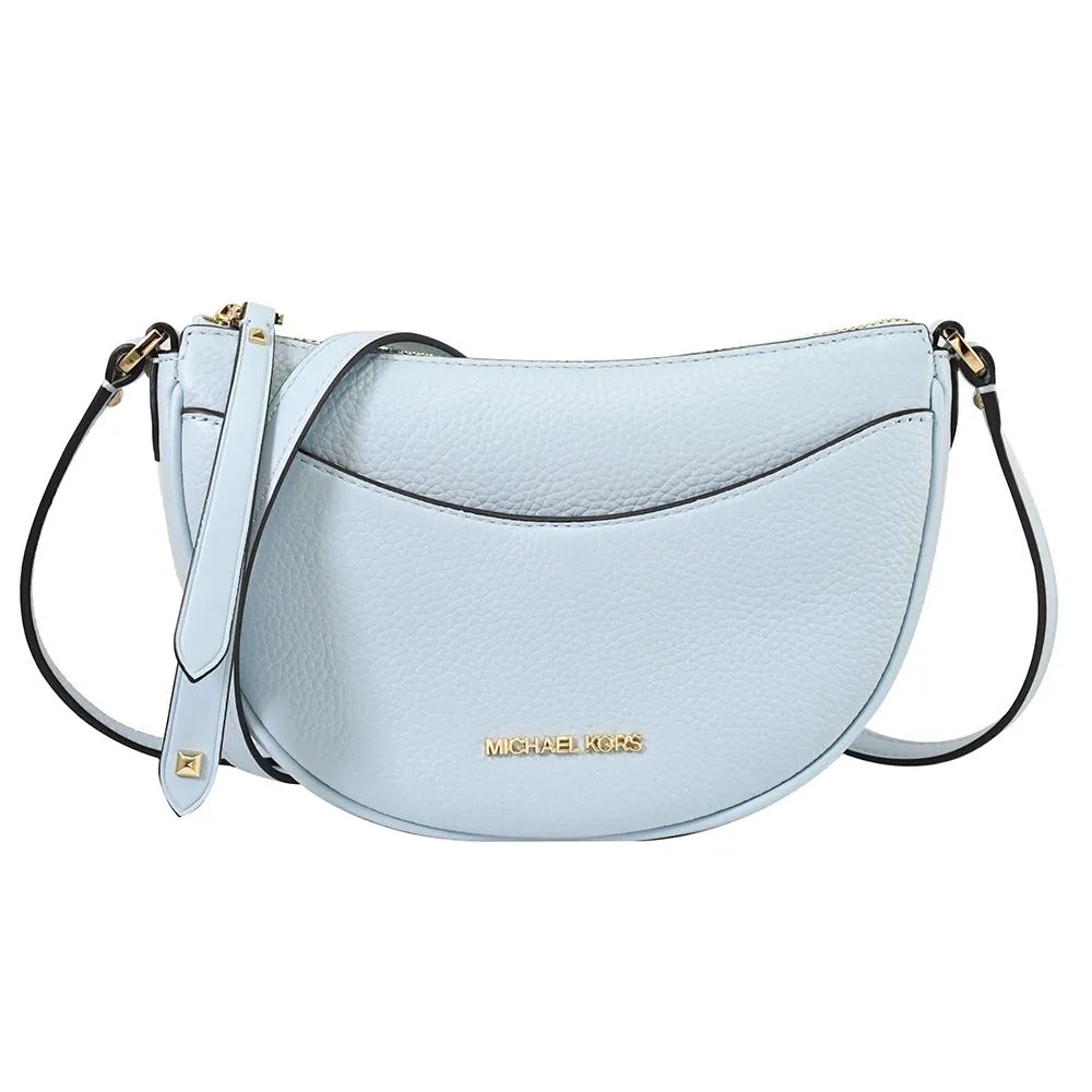 Michael Kors Dover 金字滿版塗層帆布拉鍊中款直式斜背包(咖啡色) 35F1GTVC2B BROWN 歷史價格詳細信息