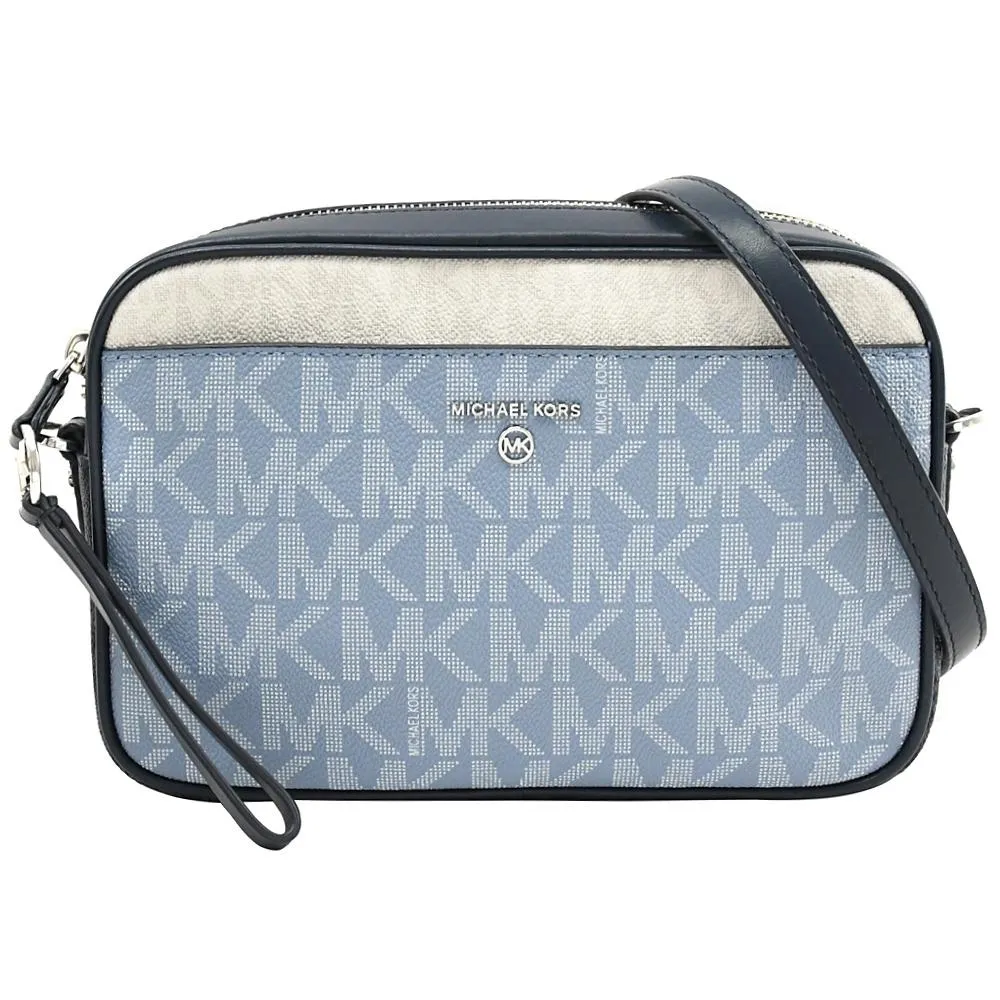 MK斜背包 專櫃款Gloria 藍色方型郵差包 加拿大代購 歷史價格詳細信息