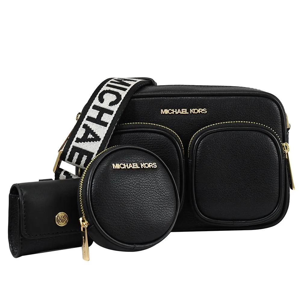 MICHAEL KORS JET SET ITEM 三合一皮革拉鍊斜背包.黑 價格比較,價格查詢,歷史價格詳細信息