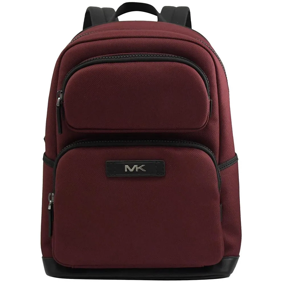 MICHAEL KORS KENT 浮雕LOGO帆布拼皮兩用托特包.深藍 歷史價格詳細信息