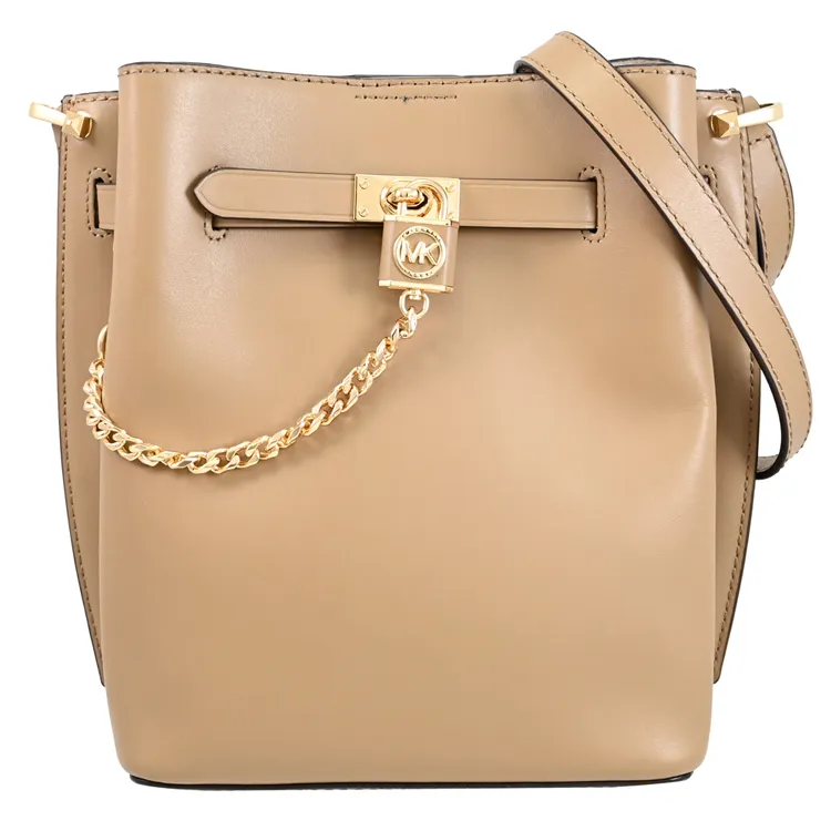 MICHAEL KORS HAMILTON 雙層置物手提/斜背二用包-焦糖色/小 歷史價格詳細信息