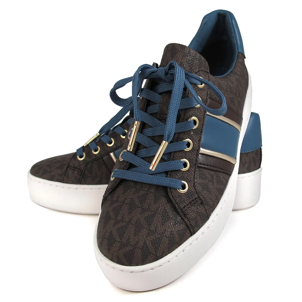 MICHAEL KORS POPPY LACE 滿版MK單寧藍色休閒鞋 歷史價格詳細信息