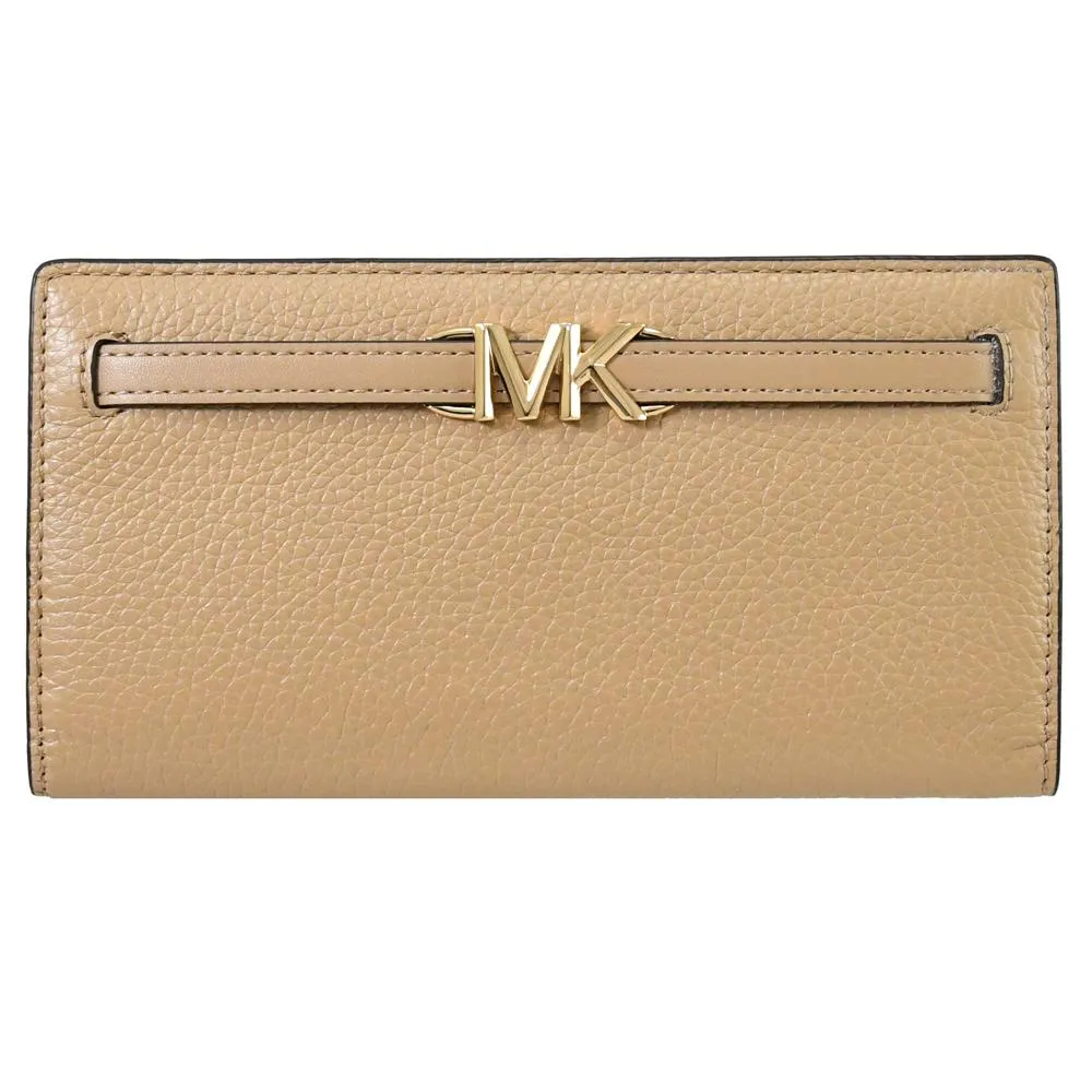 【Michael Kors】荔枝皮革金/銀字多卡拉鍊手拿長夾 歷史價格詳細信息