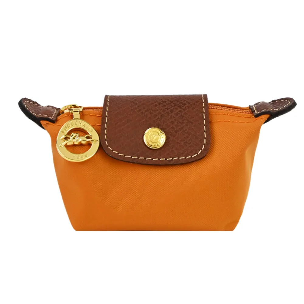 LONGCHAMP LE PLIAGE系列再生尼龍水餃零錢包(苔蘚綠) 歷史價格詳細信息