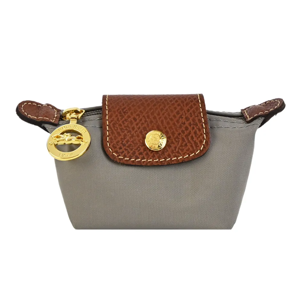 LONGCHAMP LE PLIAGE系列再生尼龍水餃零錢包(苔蘚綠) 歷史價格詳細信息