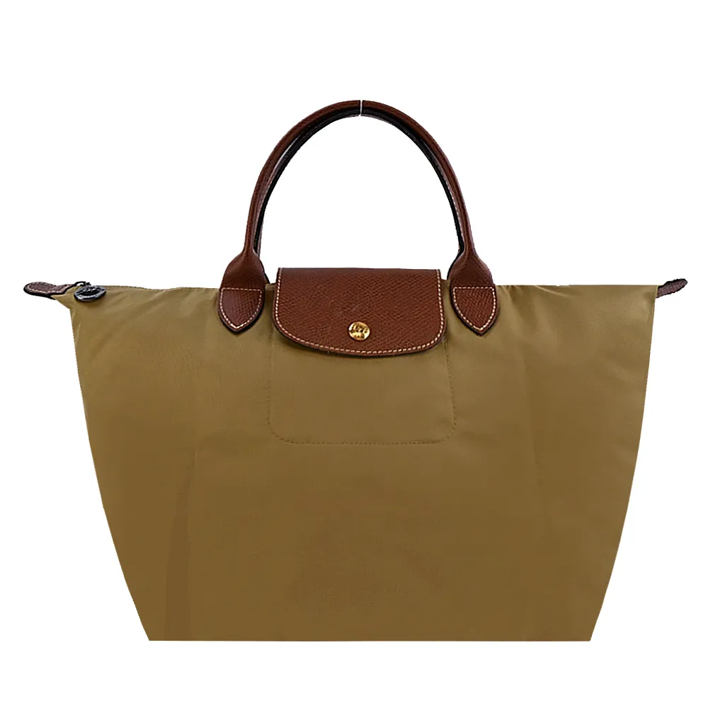 LONGCHAMP LE PLIAGE系列短把尼龍摺疊水餃包(小/牧丹粉) 歷史價格詳細信息