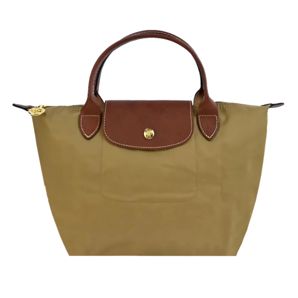 【LONGCHAMP】小羊皮短把摺疊包(中/任選色/附背帶) 歷史價格詳細信息