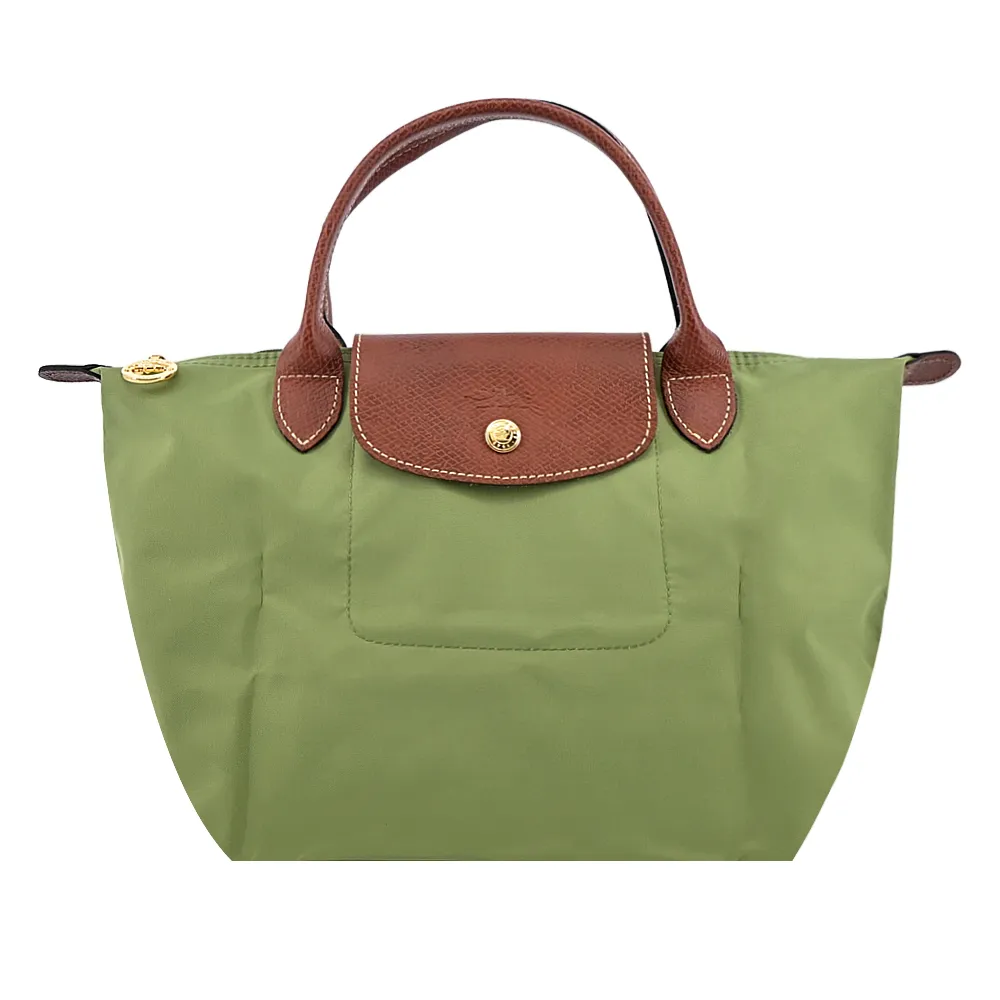 【LONGCHAMP】小羊皮短把摺疊包(中/任選色/附背帶) 歷史價格詳細信息