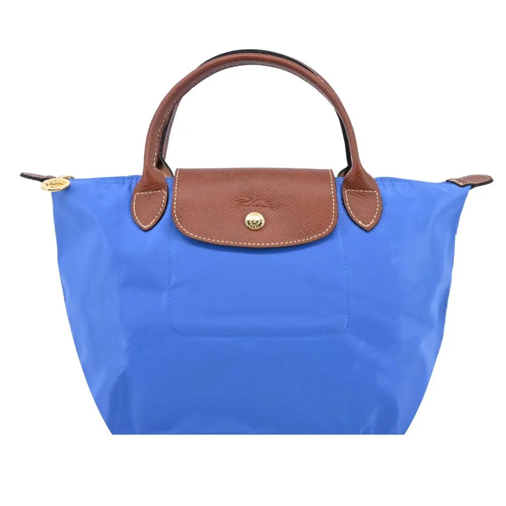 【LONGCHAMP】小羊皮短把摺疊包(中/任選色/附背帶) 歷史價格詳細信息