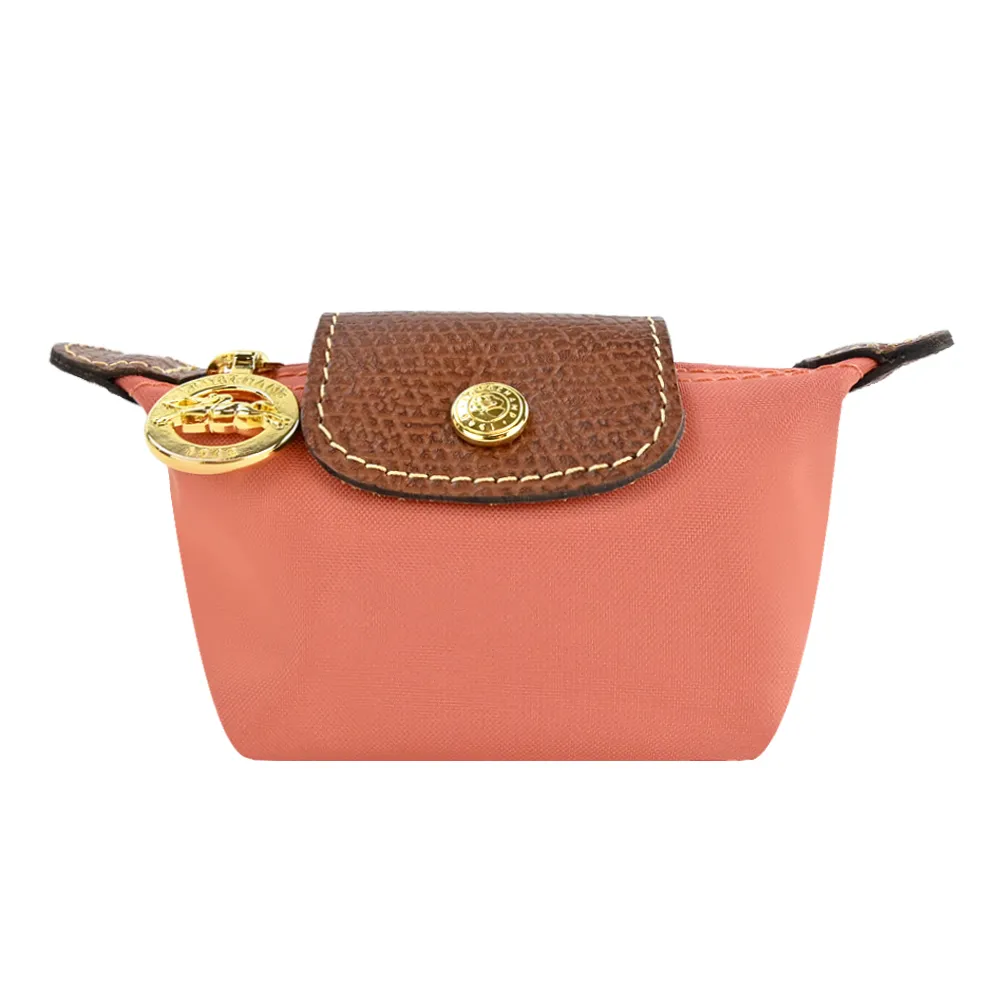 LONGCHAMP LE PLIAGE系列再生尼龍水餃零錢包(苔蘚綠) 歷史價格詳細信息