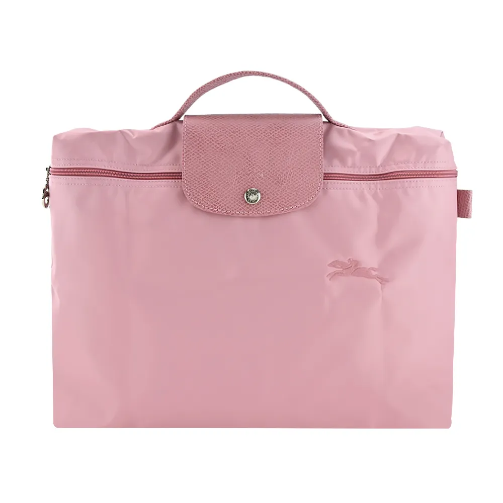 LONGCHAMP LE PLIAGE GREEN系列刺繡再生尼龍摺疊公事包(天澄) 歷史價格詳細信息