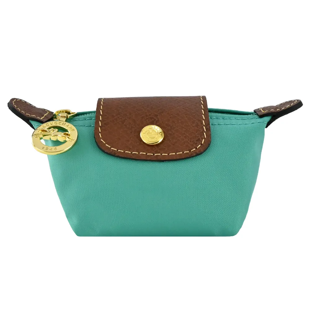 LONGCHAMP LE PLIAGE系列再生尼龍水餃零錢包(苔蘚綠) 歷史價格詳細信息