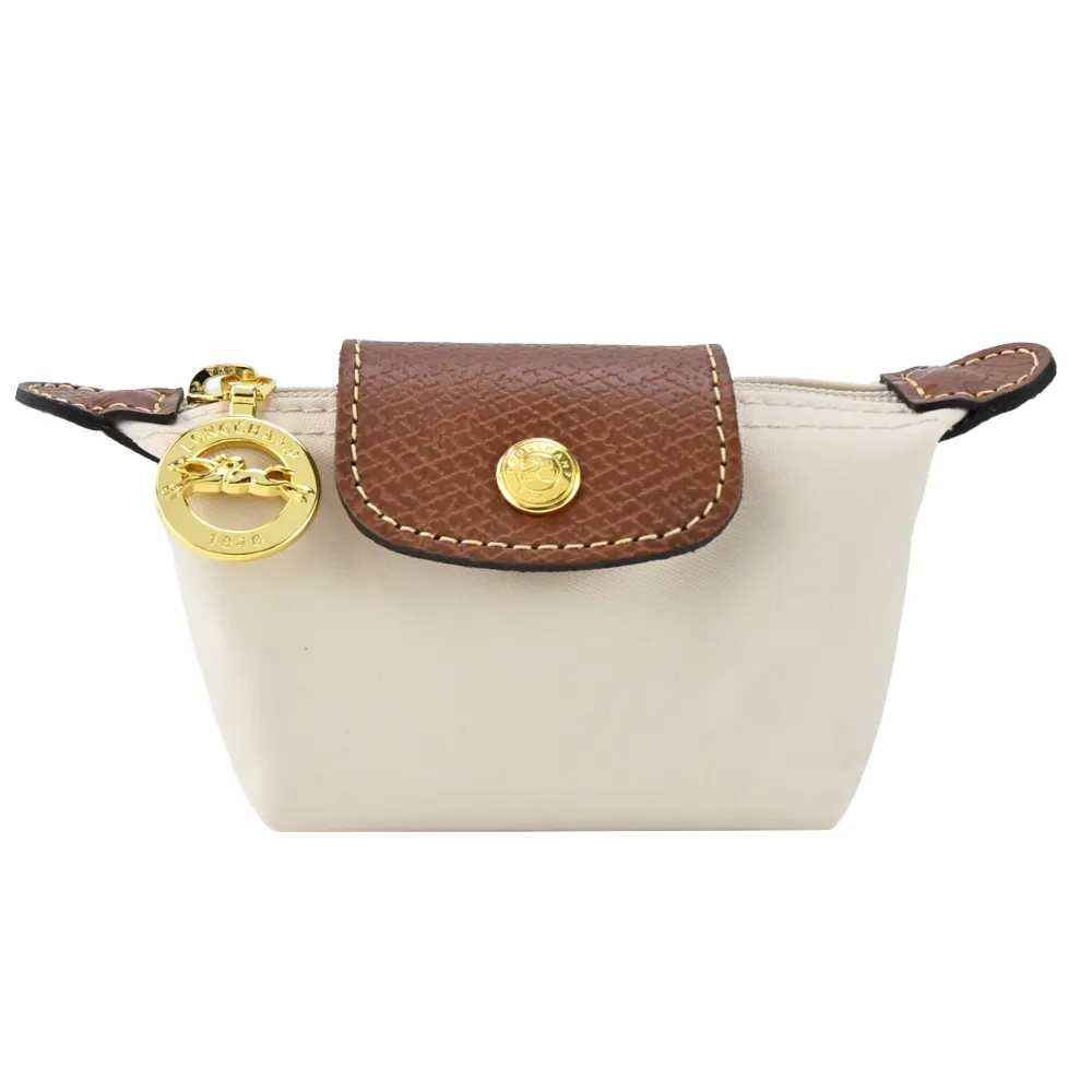 LONGCHAMP LE PLIAGE系列再生尼龍水餃零錢包(苔蘚綠) 歷史價格詳細信息