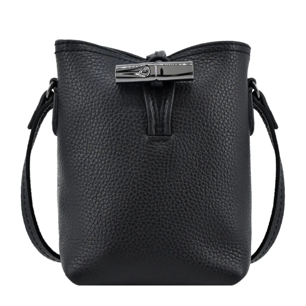 LONGCHAMP ROSEAU ESSENTIAL系列金屬竹節牛皮肩背包(中/卡其綠) 歷史價格詳細信息