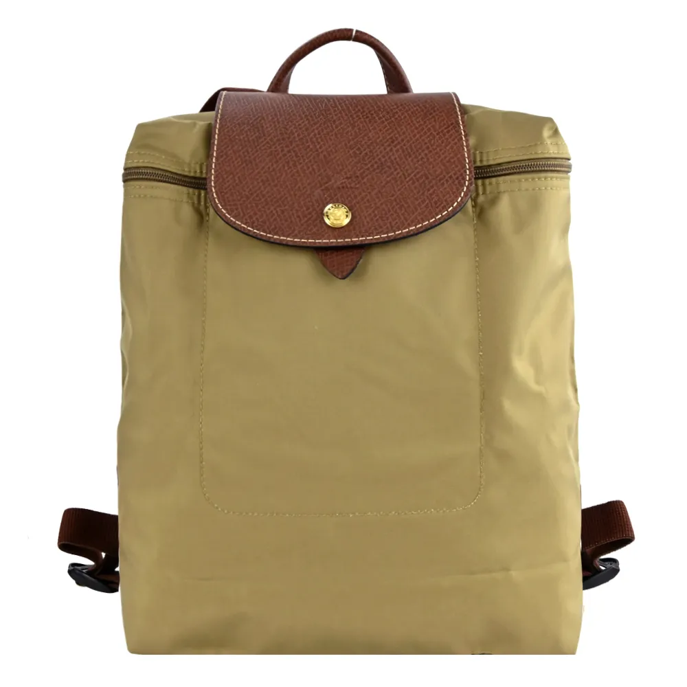 LONGCHAMP LE PLIAGE系列再生尼龍摺疊後背包(中/酒紅) 歷史價格詳細信息