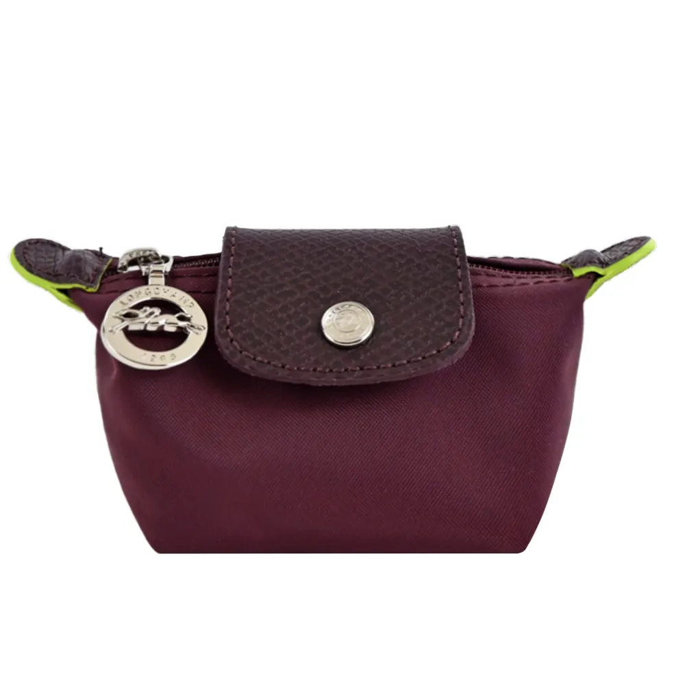 LONGCHAMP LE PLIAGE GREEN系列撞色再生尼龍水餃零錢包(天澄) 歷史價格詳細信息