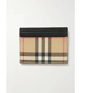 BURBERRY Vintage格紋拼皮革翻蓋斜背包(黑色) 8021110 A1189 歷史價格詳細信息