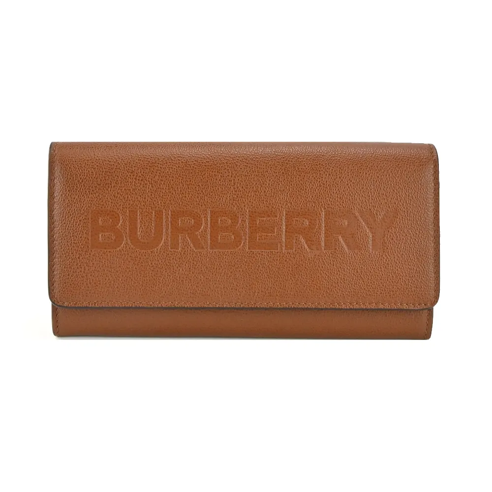 BURBERRY 經典LOGO荔枝牛皮翻蓋長夾(黑色) 歷史價格詳細信息