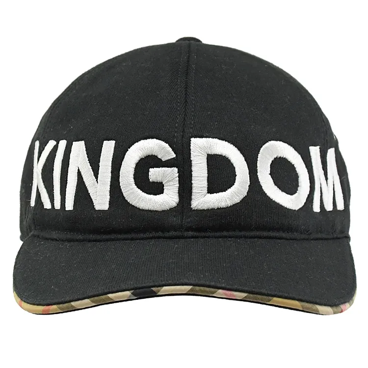 BURBERRY刺繡格紋棉質棒球帽(樺褐色) 歷史價格詳細信息