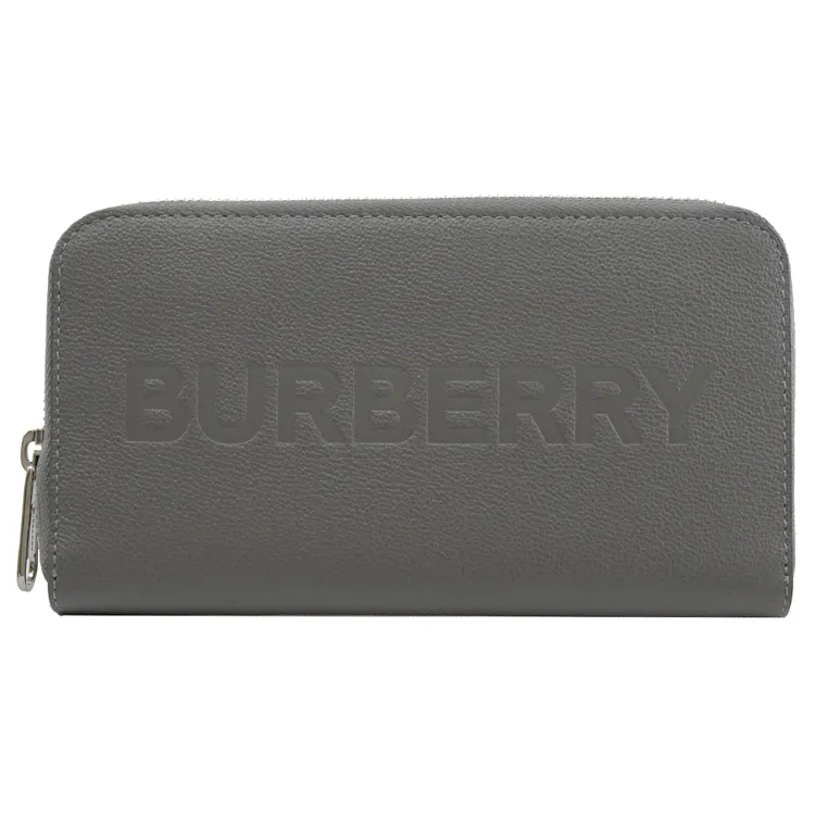 BURBERRY 8052882 經典烙印LOGO牛皮八卡短夾.鐵灰 歷史價格詳細信息