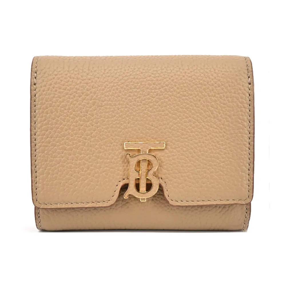 BURBERRY TB LOGO小牛皮對開短夾(灰色) 歷史價格詳細信息