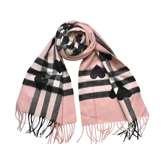 BURBERRY 經典格紋喀什米爾羊絨流蘇圍巾(鮮紅) 歷史價格詳細信息