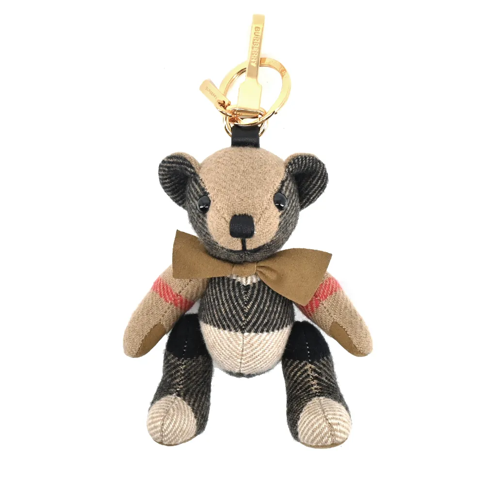 BURBERRY Thomas 泰迪熊風衣造型吊飾鑰匙圈(經典米色) 歷史價格詳細信息