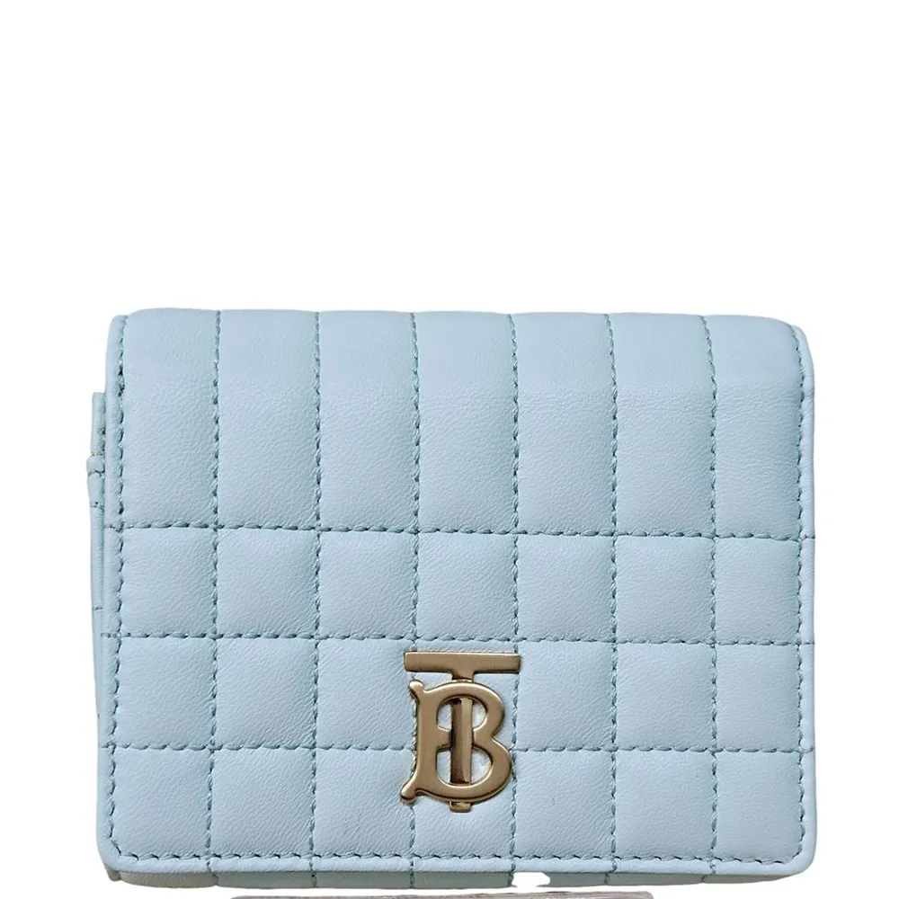 BURBERRY Lola 縫線小羊皮皮夾式鍊包/手拿包(黑色) 8066176 A1189 歷史價格詳細信息