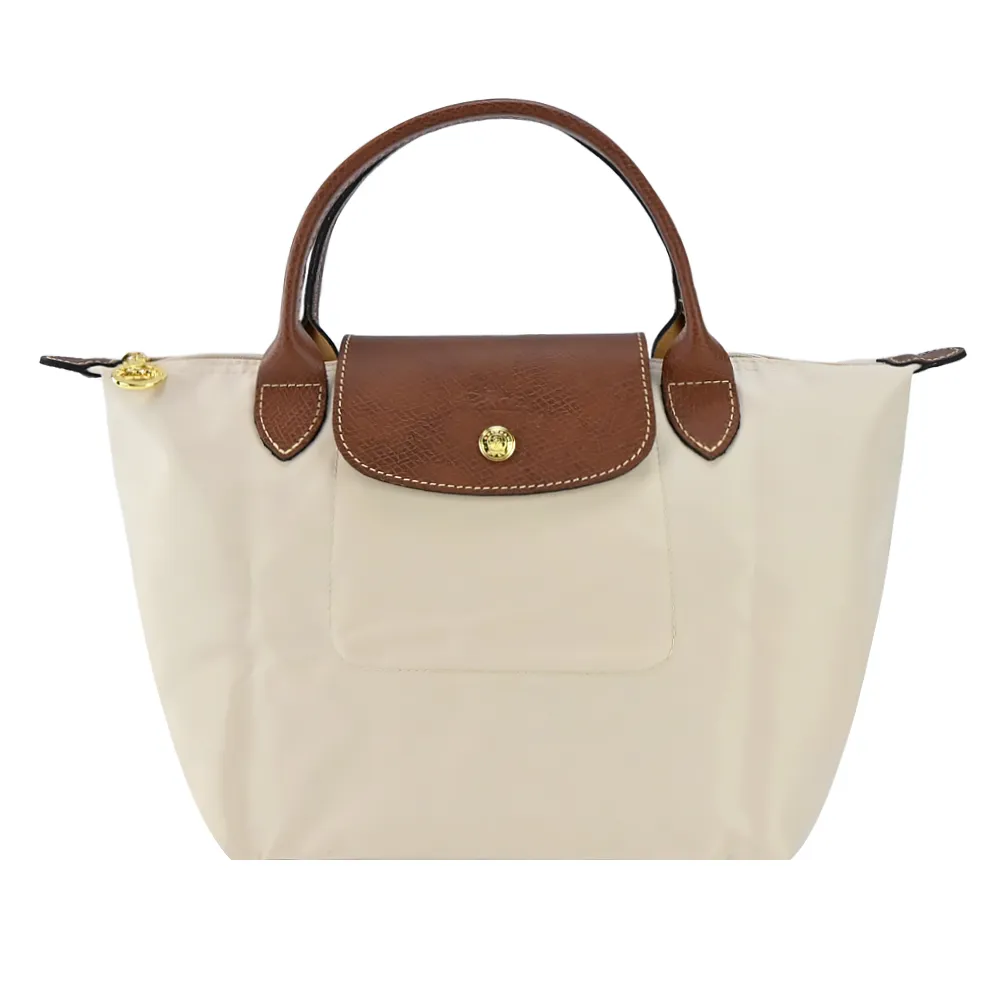 【LONGCHAMP】小羊皮短把摺疊包(中/任選色/附背帶) 歷史價格詳細信息