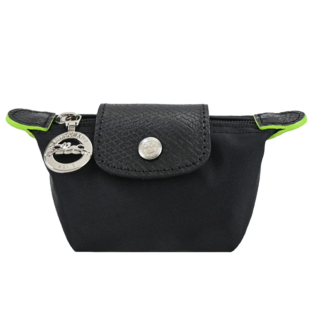 LONGCHAMP LE PLIAGE GREEN系列撞色再生尼龍水餃零錢包(天澄) 歷史價格詳細信息