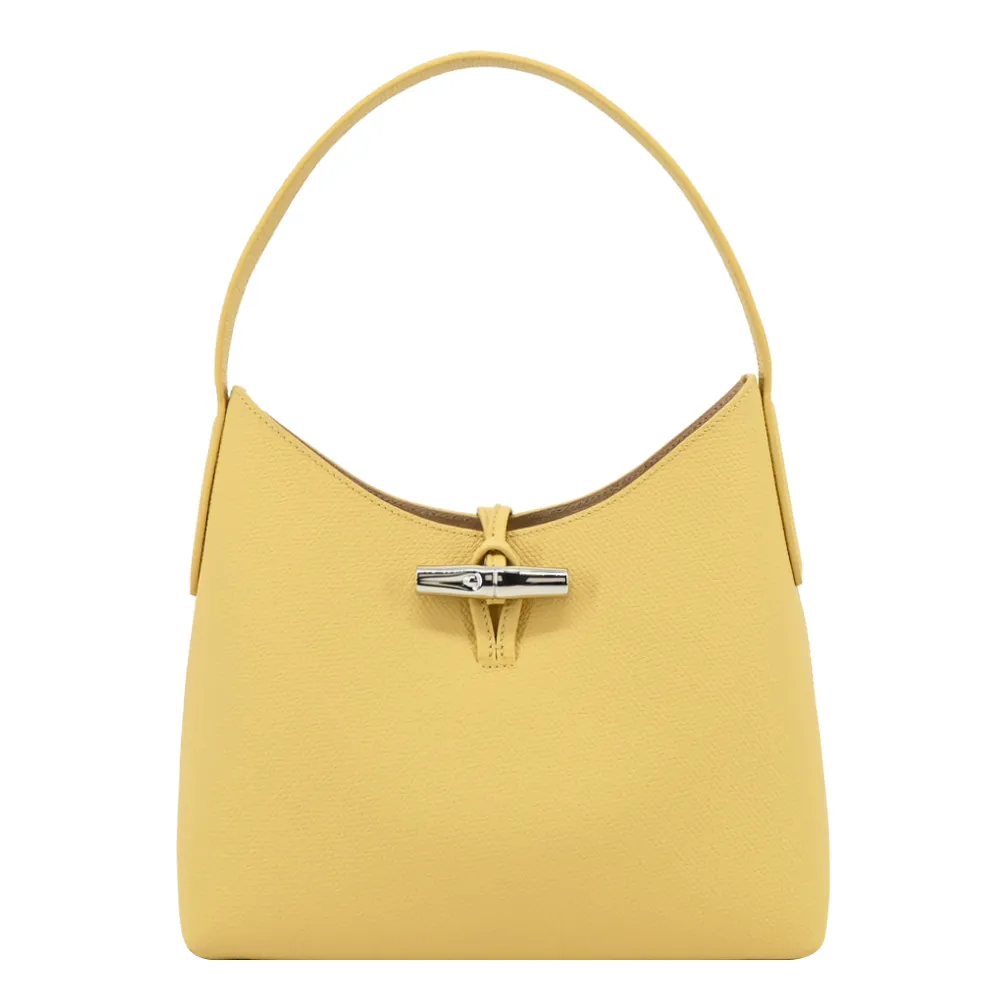 LONGCHAMP ROSEAU系列竹節卵石紋牛皮肩背托特包(紅) 歷史價格詳細信息