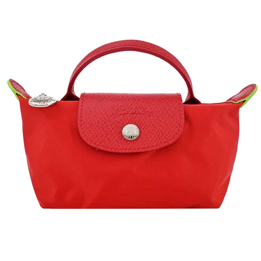 LONGCHAMP LE PLIAGE GREEN系列撞色再生尼龍水餃零錢包(天澄) 歷史價格詳細信息