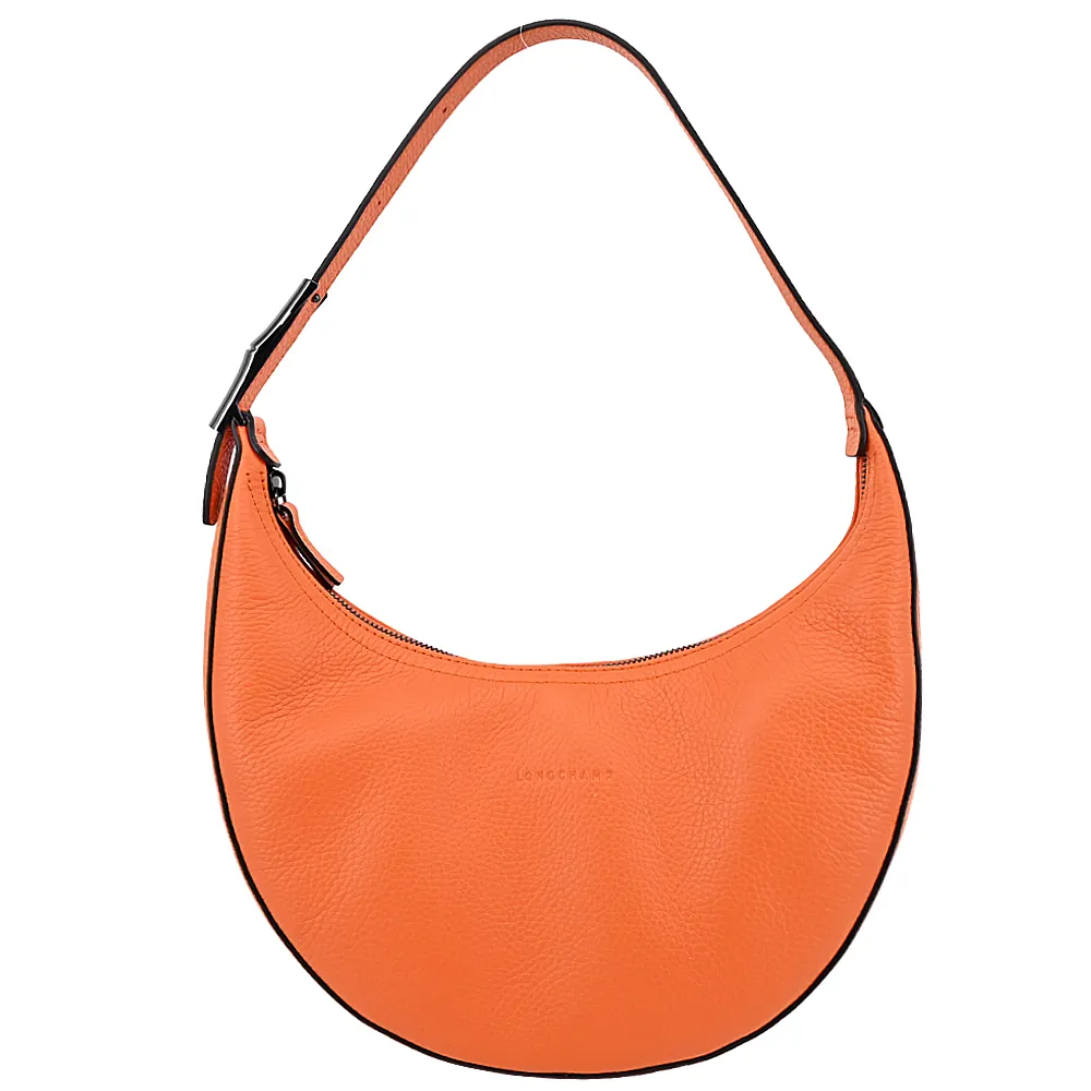 LONGCHAMP ROSEAU ESSENTIAL系列金屬竹節牛皮肩背包(中/卡其綠) 歷史價格詳細信息