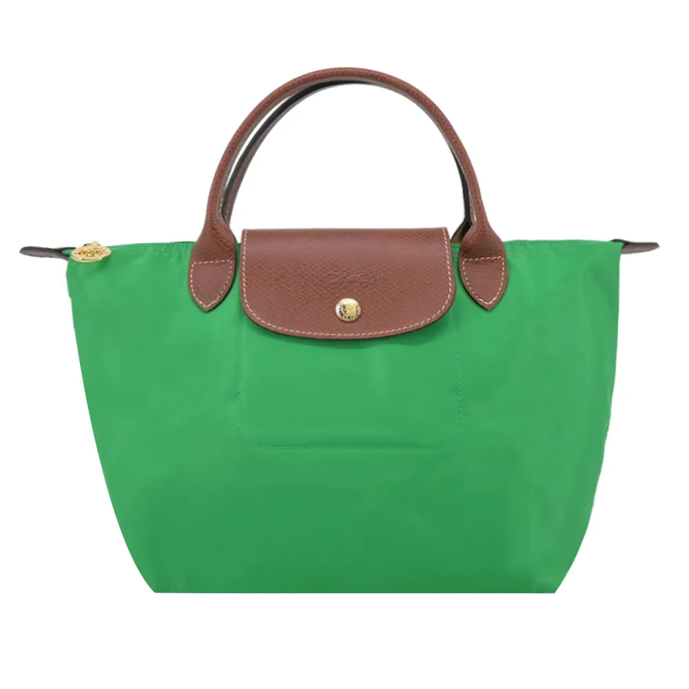 【LONGCHAMP】小羊皮短把摺疊包(中/任選色/附背帶) 歷史價格詳細信息