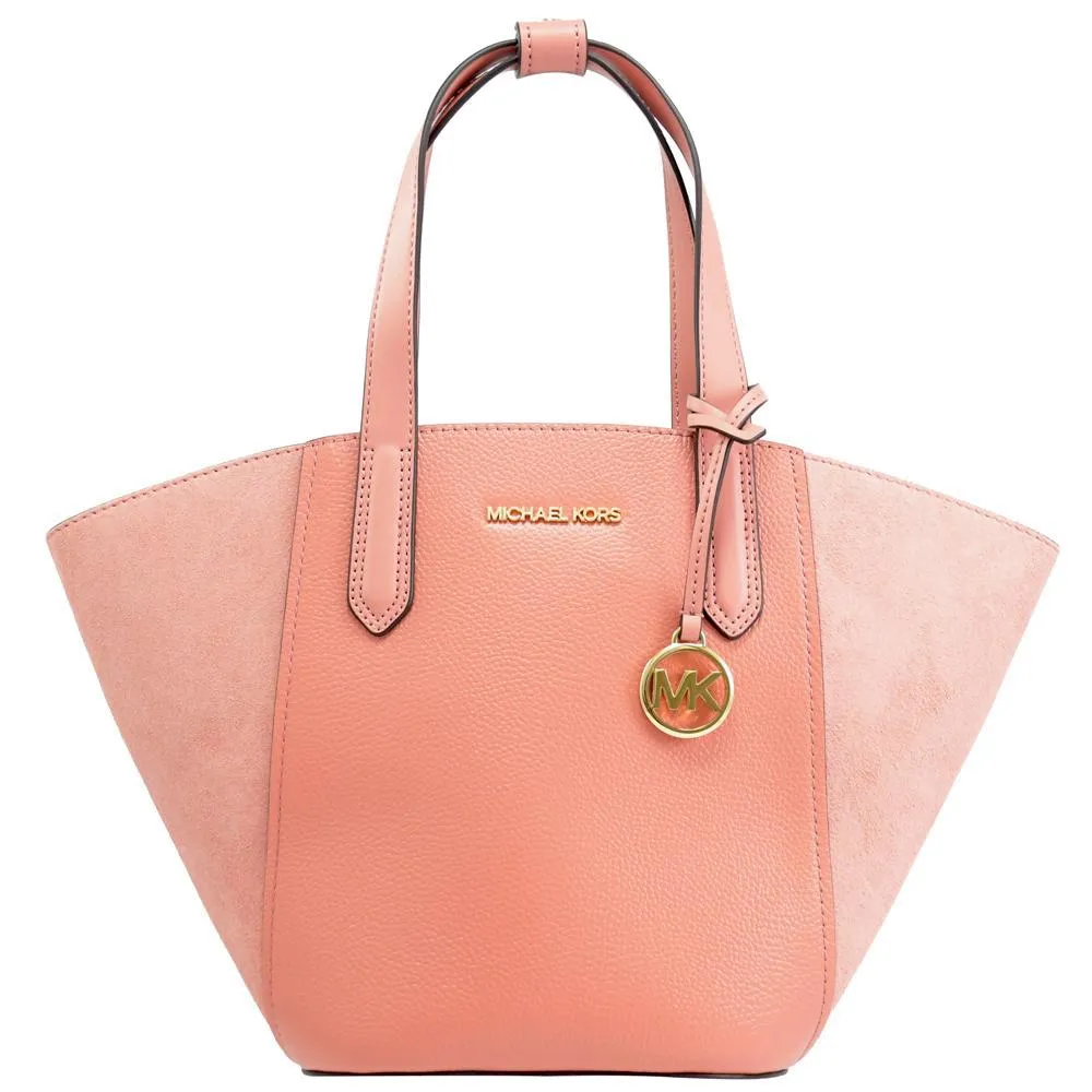 MICHAEL KORS PORTIA 絨面皮革拼接肩背托特包.黑(買就送MK中夾) 歷史價格詳細信息