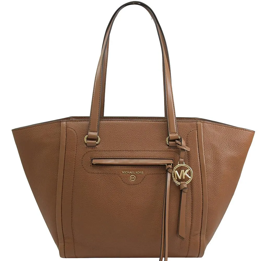 MICHAEL KORS CARINE 金字大圓標Logo鼠尾草綠色防刮滿版花邊小兩用包 歷史價格詳細信息