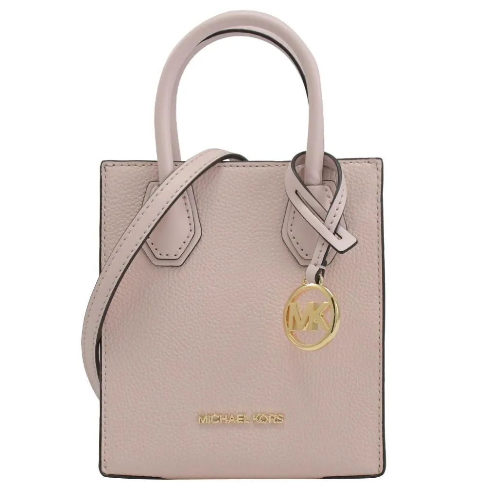 MICHAEL KORS Mercer 編織格紋三層手提兩用包.咖 歷史價格詳細信息