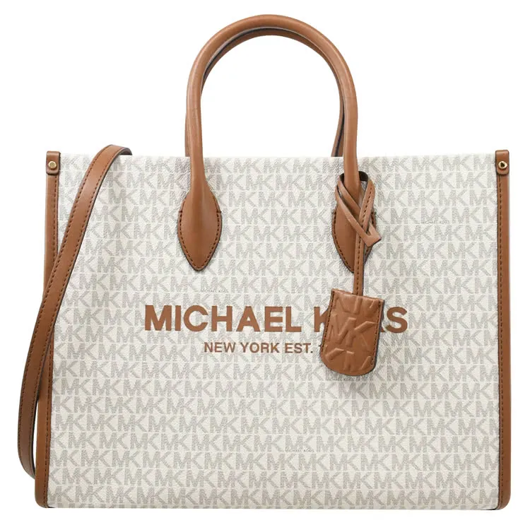 Michael Kors Mirella 荔枝皮革刺繡背帶小款二用托特包(黑色) 35S4G7ZC5L BLACK 歷史價格詳細信息