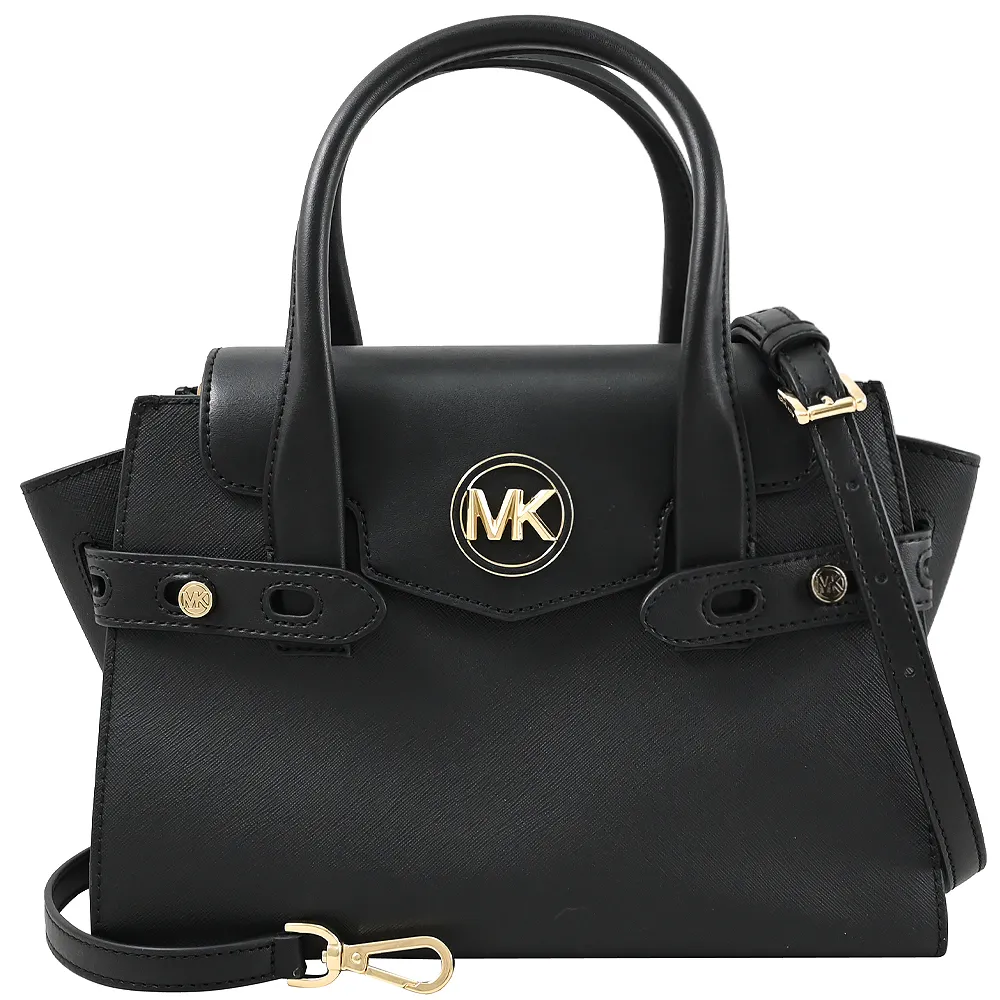 MICHAEL KORS CARMEN 防刮手提/斜背二用包-黑/中 歷史價格詳細信息