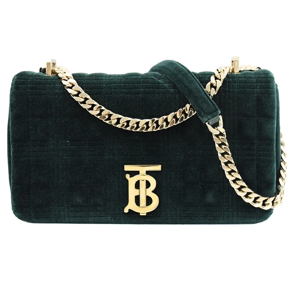 BURBERRY Lola 縫線小羊皮皮夾式鍊包/手拿包(黑色) 8066176 A1189 歷史價格詳細信息