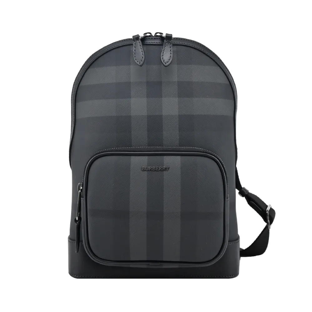 BURBERRY 經典格紋帆布後背包(卡其) 歷史價格詳細信息