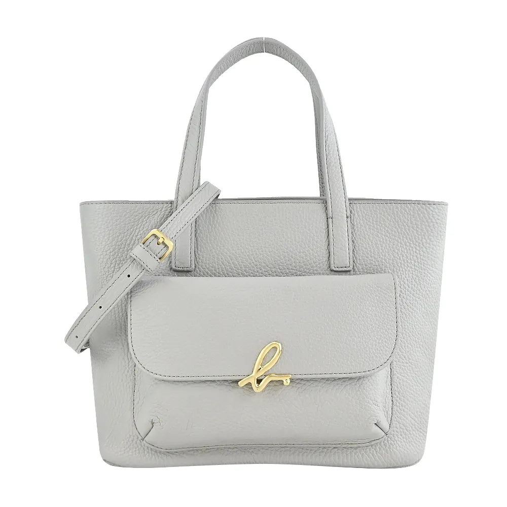 agnes b. VOYAGE FEMME小B翻扣皮革郵差包-米白 歷史價格詳細信息