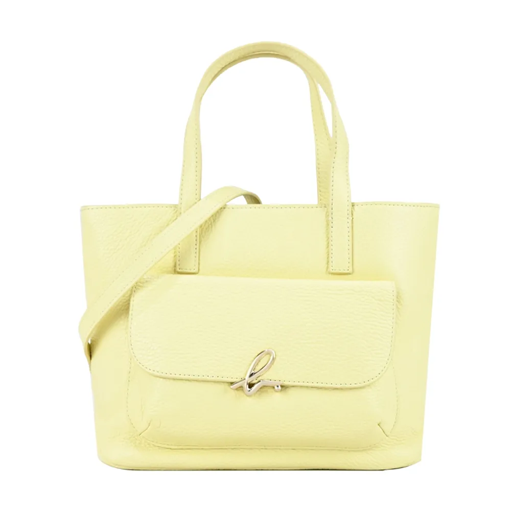 agnes b.前口袋logo壓印皮革托綠特包-粉綠 歷史價格詳細信息