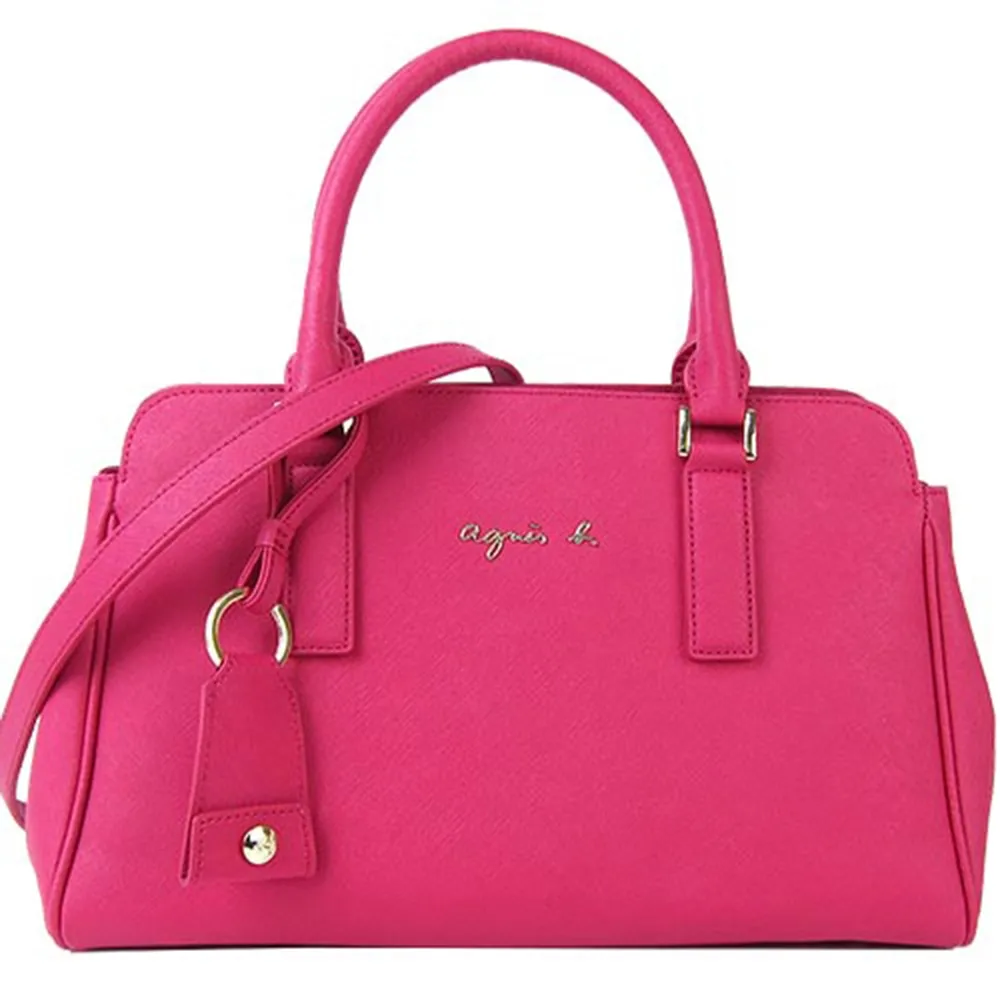 agnes b.LOGO標誌PU手拿包-大/深藍 歷史價格詳細信息